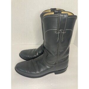 Vintage Roper Cowboy Boots 80’s/90’s Justin L3056 Women’s Gray Western 6.5B NICE